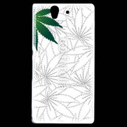 Coque Sony Xperia Z Fond cannabis