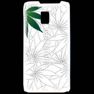 Coque LG P990 Fond cannabis