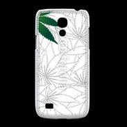 Coque Samsung Galaxy S4mini Fond cannabis