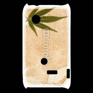 Coque Sony Xperia Typo Fond cannabis vintage
