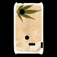Coque Sony Xperia Typo Fond cannabis vintage