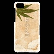 Coque Blackberry Z10 Fond cannabis vintage