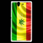 Coque Sony Xperia Z Drapeau cannabis