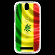 Coque HTC One SV Drapeau cannabis