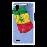 Coque LG Optimus L9 Drapeau cannabis 2