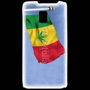 Coque LG P990 Drapeau cannabis 2