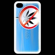 Coque iPhone 4 / iPhone 4S Interdiction de cannabis 4