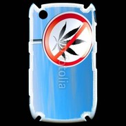 Coque Blackberry 8520 Interdiction de cannabis 4