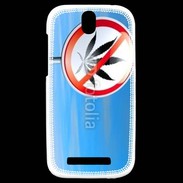 Coque HTC One SV Interdiction de cannabis 4