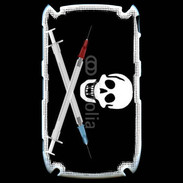 Coque Blackberry 8520 Tête de mort drogue