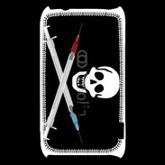 Coque Sony Xperia Typo Tête de mort drogue