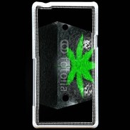 Coque Sony Xperia T Cube de cannabis