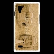 Coque LG Optimus L9 Rasta man plage