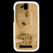 Coque HTC One SV Rasta man plage