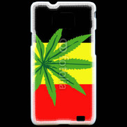 Coque Samsung Galaxy S2 Drapeau allemand cannabis
