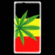 Coque Sony Xperia Z Drapeau allemand cannabis