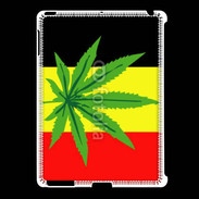 Coque iPad 2/3 Drapeau allemand cannabis