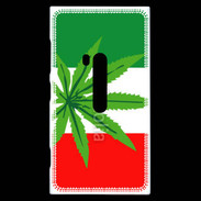 Coque Nokia Lumia 920 Drapeau italien cannabis