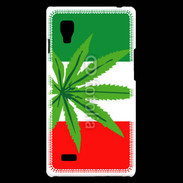 Coque LG Optimus L9 Drapeau italien cannabis
