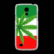 Coque Samsung Galaxy S4mini Drapeau italien cannabis