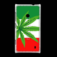 Coque Nokia Lumia 520 Drapeau italien cannabis