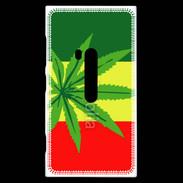 Coque Nokia Lumia 920 Drapeau reggae cannabis