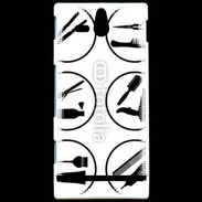 Coque Sony Xperia U Icônes coiffeur