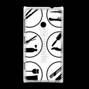 Coque Nokia Lumia 520 Icônes coiffeur