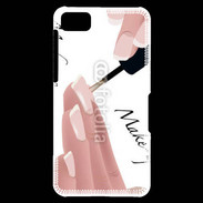 Coque Blackberry Z10 Pose de vernis esthéticienne