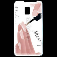 Coque LG P990 Pose de vernis esthéticienne