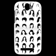 Coque HTC One SV Fond coiffures