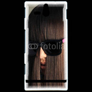 Coque Sony Xperia U Coiffure drôle