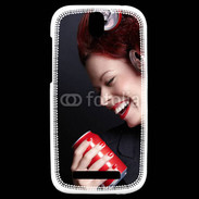 Coque HTC One SV Haute coiffure 8