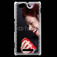 Coque Sony Xperia M Haute coiffure 8