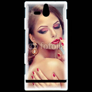 Coque Sony Xperia U Haute coiffure 9