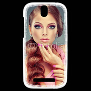 Coque HTC One SV Haute coiffure 12