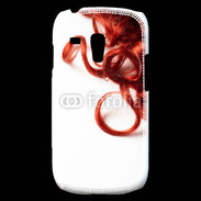 Coque Samsung Galaxy S3 Mini Coiffure Cheveux bouclés rouges