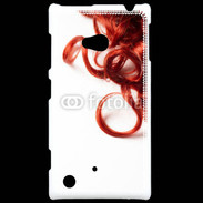 Coque Nokia Lumia 720 Coiffure Cheveux bouclés rouges