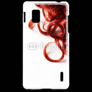 Coque LG Optimus G Coiffure Cheveux bouclés rouges