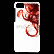 Coque Blackberry Z10 Coiffure Cheveux bouclés rouges