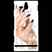 Coque Sony Xperia U Ongles esthéticienne