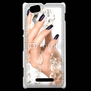 Coque Sony Xperia M Ongles esthéticienne