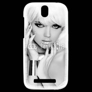 Coque HTC One SV Haute coiffure 17