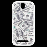 Coque HTC One SV Fond dollars