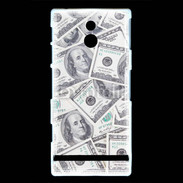 Coque Sony Xperia P Fond dollars