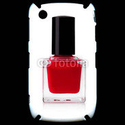 Coque Blackberry 8520 Vernis rouge esthéticienne