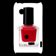Coque Sony Xperia Typo Vernis rouge esthéticienne