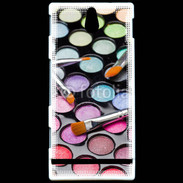 Coque Sony Xperia U Palette maquillage esthéticienne