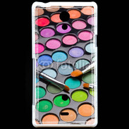 Coque Sony Xperia T Palette maquillage esthéticienne 2