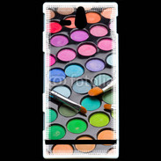 Coque Sony Xperia U Palette maquillage esthéticienne 2